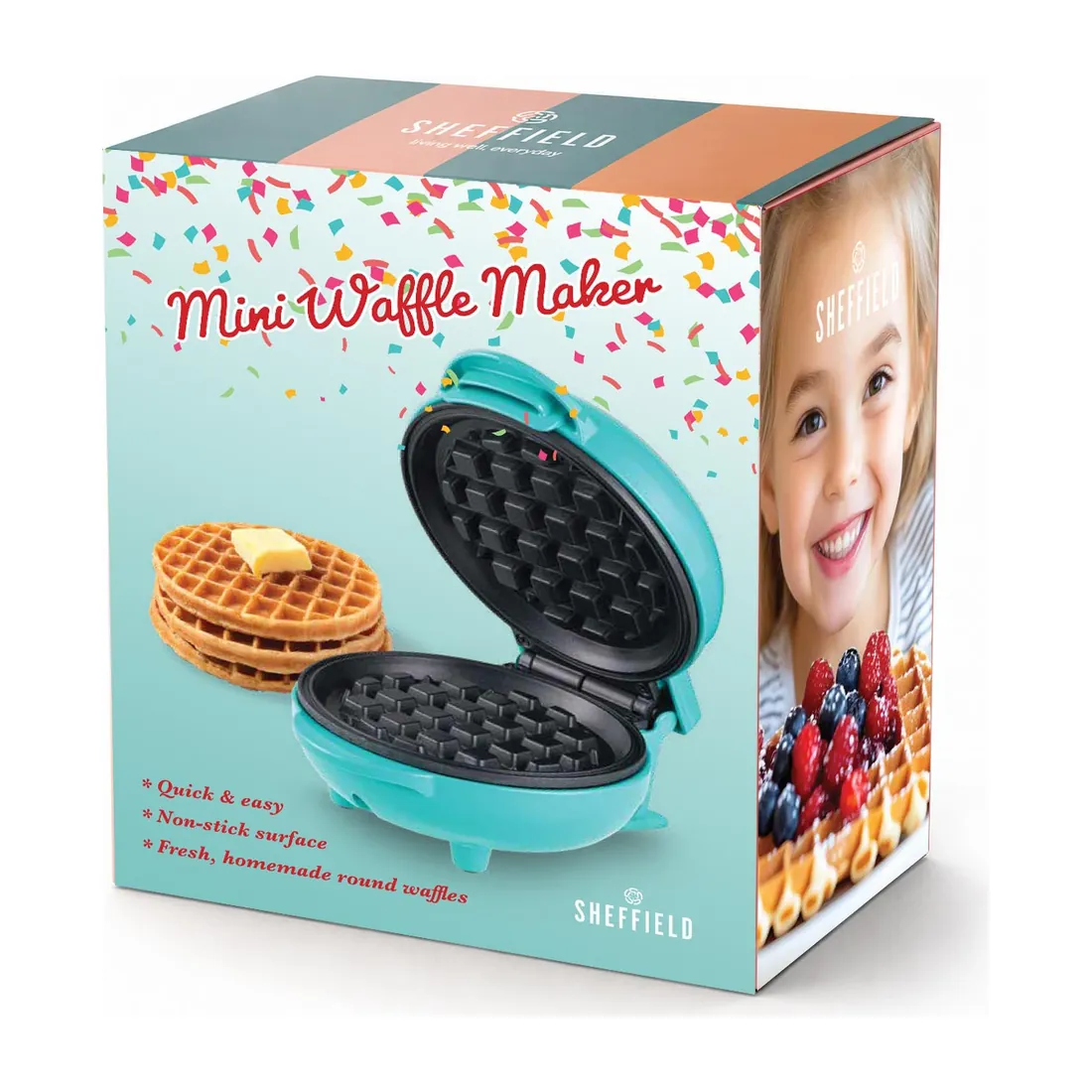 Sheffield Mini Waffle Maker box