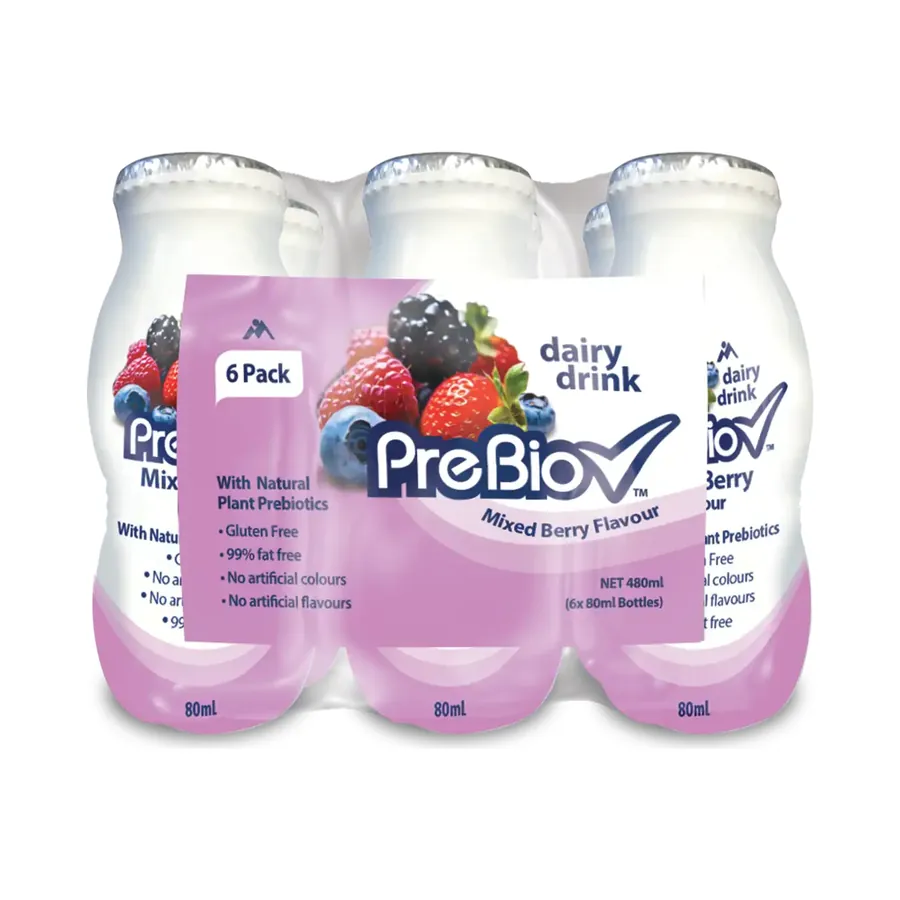 PreBio Mixed Berry six-pack