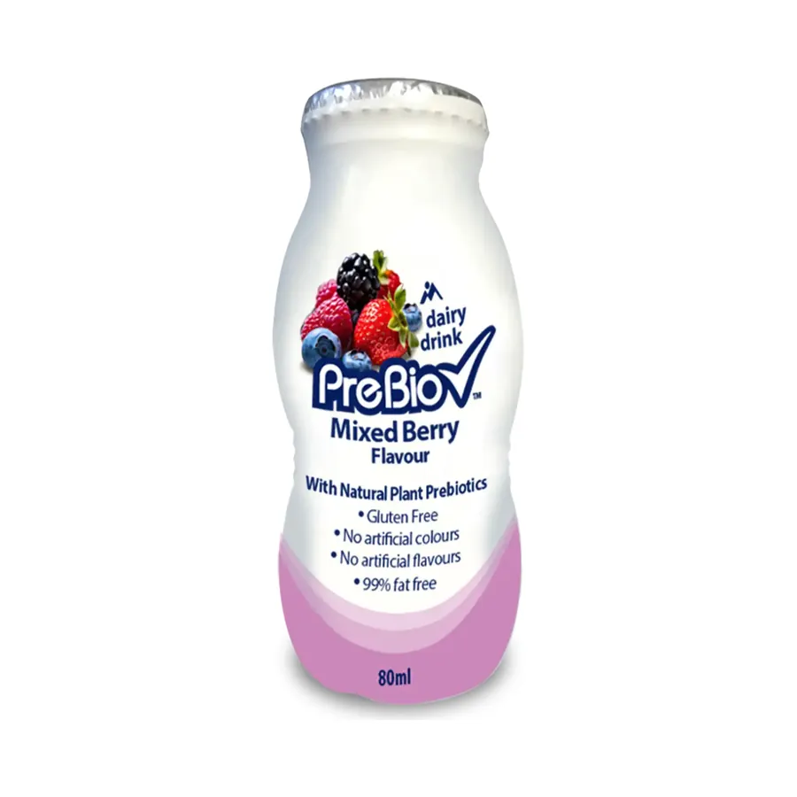PreBio Mixed Berry bottle label