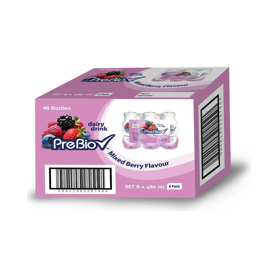 PreBio Mixed Berry shipper carton